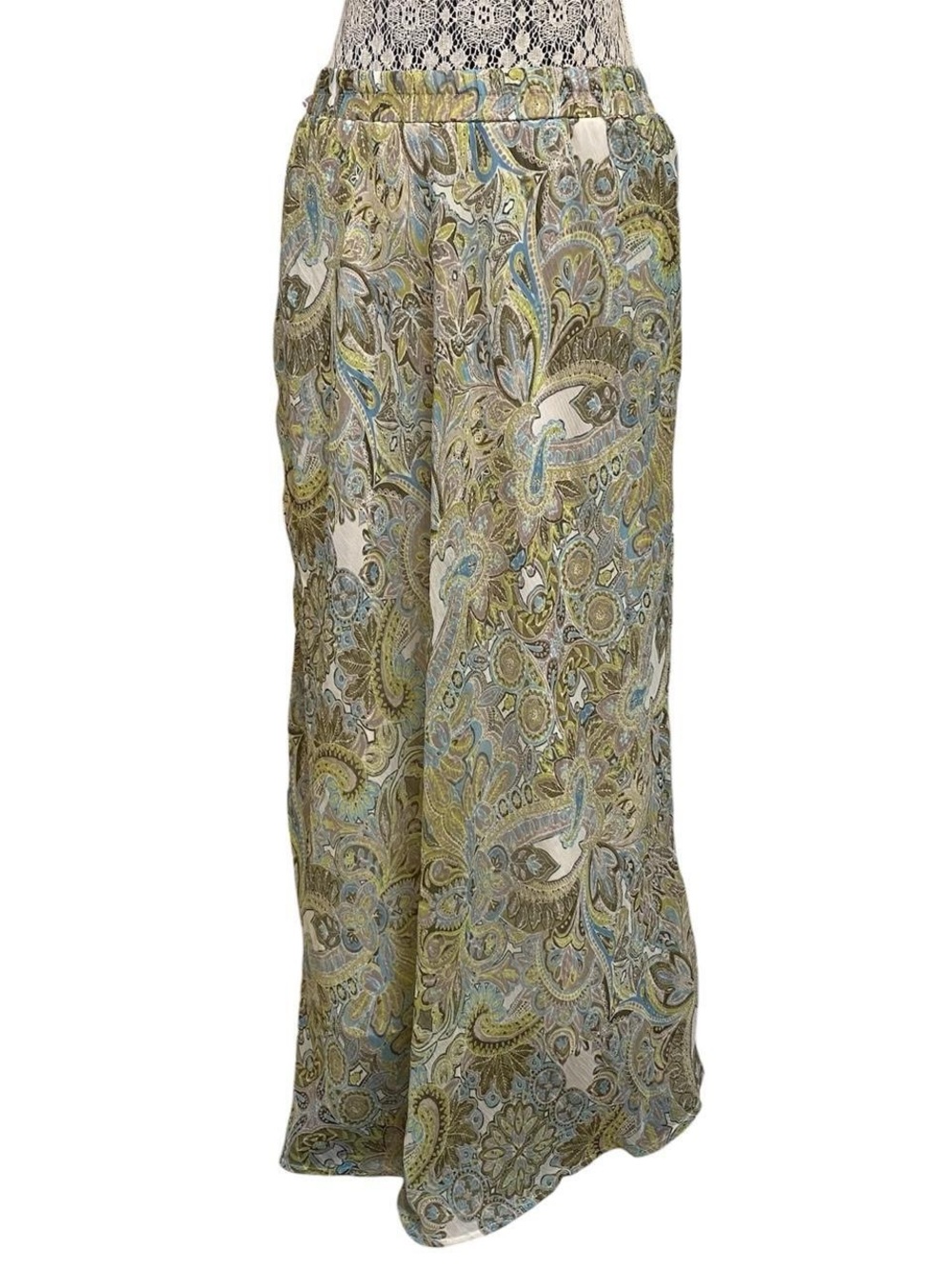 Dressbarn Paisley Print Maxi Skirt